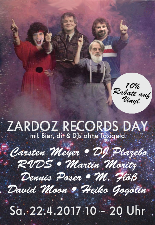 Zardoz-Schallplatten NEWS
